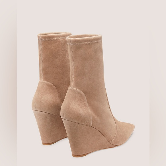 Stuart Weitzman Stuart Wedge 85 Sock Bootie - Picture 7 of 8